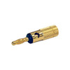 PW1639 4MM BANANA PLUG GOLD BLACK