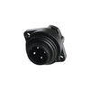 AMPHENOL PW4404 4 PIN IP67 POWER PANEL PLUG WEATHER PROOF AMPHENOL