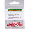 QUIKCRIMP QKD02 RT1.25-4 / 10PK RING TERMINALS QUICKCRIMP