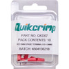 QUIKCRIMP QKD07 FS1.25-3 / 10PK FLAT TERMINALS QUICKCRIMP