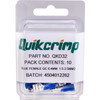 QUIKCRIMP QKD32 QC2-6-4 / 10PK QUICK CONNECT QUICKCRIMP