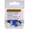 QUIKCRIMP QKD34 PB2-6.4 / 10PK QUICK CONNECT QUICKCRIMP