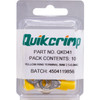 QUIKCRIMP QKD41 RT6-8 / 10PK RING TERMINAL