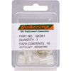 QUIKCRIMP QKD61 END CONNECTORS 10-PACK EC5-10 / QUIKCRIMP