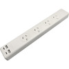 JACKSON PT2929SUSB3C 4 WAY SURGE POWERBOARD WITH 2 X USB & 2 X USB-C PORTS