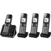 PANASONIC KXTGD324ALB FOUR HANDSET CORDLESS PHONE WITH ANSWERING MACHINE