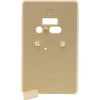 CD770TOPLWE PHONE WALL PLATE FOR 610 AND 611 TELEPHONE SOCKETS