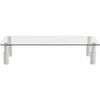 ERGOVIDA ESS101 GLASS MONITOR DESK RISER RECTANGULAR