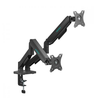 mbeat® activiva Ergolife Dual-Screen Gas Spring Monitor Arm allows you to smoothly adjust the height,angle, and tilt of both screens with minimal (LS)