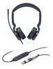 YEALINK (UH44) WIRED UC STEREO HEADSET NOISE CANCELLING MIC LEATHER USB-C C/A ADAPTER