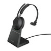 JABRA WIRELESS EVOLVE2 65 UC MONO BLUETOOTH HEADSET W/CHARGING STAND + LINK 390A BT USB-A