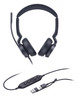 YEALINK (UH46) WIRED UC STEREO HEADSET NOISE CANCELLING MIC LEATHER USB- C C/A ADAPTER