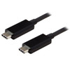 Startech 1M USB-C 3.1 CABLE TB 3 COMPATIBLE BLACK 2YR