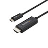 Startech 3M USB-C (T/BOLT3) TO HDMI ADAPTER CABLE 4K 3YR