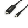 Startech 3M mDP TO HDMI ADAPTER CABLE 4K BLACK 3YR