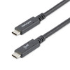 Startech 1.8M USB-C 3.0 CABLE 5A PD TB3 COMPATIBLE BLACK 2YR