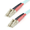 Startech 1M LC FIBER OPTIC CABLE 10GB MM DUPLEX 50 /125 - LSZH LTW (AQUA)