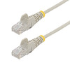 Startech.com 15m Gray Slim CAT6 Ethernet Cable Snagless 28AWG LSZH LTW