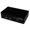 Startech 2 PORT SINGLE DISPLAYPORT KVM SWITCH USB AUDIO NO CABLE 3YR