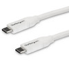 Startech 4M USB-C 2.0 CABLE 5A PD TB 3 COMPATIBLE WHITE 2YR
