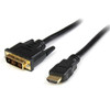 Startech 0.5 M HDMI TO DVI-D ADAPTER CABLE - HDMI TO DVI CABLE BLACK LTW