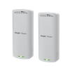 RUIJIE REYEE 2.4GHZ WIRELESS BRIDGE-2 PREPAIRED UNITS-300MBPS 8DBI 500M 2X FE-2 PACK 3YR