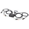 Startech 2 PORT SINGLE DISPLAYPORT KVM SWITCH USB AUDIO REMOTE 1.5M CABLE 2YR