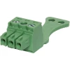 3 Way 3.81mm Pluggable Terminal Plug With Strain Relief