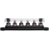 6 Way Black 150A M8 Power Bus Bar