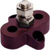 Single Red M8 Power Distribution Post