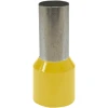 Yellow 25mm Ferrule Terminals Pk 100
