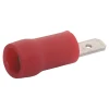 Red 2.8mm Male Spade Crimp Pk 100