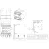 5x5 Way 3.81mm Horizontal PCB Mount Pluggable Skt