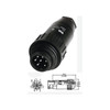 AMPHENOL PW4307 7 PIN IP67 POWER LINE PLUG WEATHER PROOF AMPHENOL