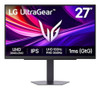 27" ULTRAGEAR,FSYNC,HDR400,16:9,IPS,UHD(3840x2160),1ms,D-MODE(UHD 180Hz-FHD 360Hz),HDMI(2.1)x2,DP(1.4),TILT,PIVOT,HEIGHT,SWIVEL,VESA100x100,3YR WTY