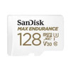 SanDisk MAX ENDURANCE microSDXC Card, SQQVR 128G, (60,000 Hrs), UHS-I, C10, U3, V30, 100MB/s R, 40MB/s W, SD adaptor, 10Y