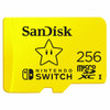 SanDisk and Nintendo Cobranded microSDXC, SQXAO, 256GB, U3, C10, UHS-1, 100MB/s R, 90MB/s W, 3x5, Lifetime Limited