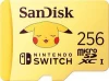 256GB Pokemon Pikachu microSD Card for Nintendo Switch, read speed 100MB/s2, write speed 90MB/s2, 4K UHD,3 V30, U3, Limited Lifetime Warranty