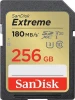 SanDisk Extreme SDXC, SDXVV 256GB, V30, U3, C10, UHS-I, 180MB/s R, 130MB/s W, 4x6, Lifetime Limited