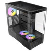 Antec C6 Curve ARGB, Mid Tower ATX case, tempered glass, 3 ARGB PWM fans, USB-C 10Gbps, GPU ≤450mm, CPU ≤180mm, 360mm radiator support