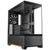Antec C6 WOOD - Black, Mid Tower, ATX/Micro-ATX/ITX, Tempered Glass, USB-C 10Gbps, 3 PWM Fans, 360mm Radiator, 450mm GPU, 2Yr Wty