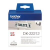 Brother DK22212 White Roll