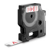 D1 Red on Wht 12mmx7m Tape - image 2