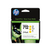 HP #712 29ml Yell 3 Pk 3ED79A