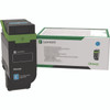 Lexm 75M1XC0 XHY Cyan Toner