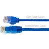 PRO2 LC6SL0025BL 0.25M SLIM CAT6 PATCH LEAD BLUE ULTRA THIN