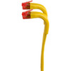 PRO2 LC6ABH0025YL 0.25M BENDABLE HEAD CAT6A PATCH LEAD YELLOW SLIM ULTRA THIN