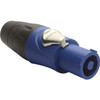 AMPHENOL PD4020 25A 250VAC POWERCON CONNECTOR BLUE KEYED FOR POWER IN PUT