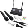 UHF Wireless Microphone System 2 Ch With Two Handheld Mics