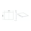 07077 Shelf Plate